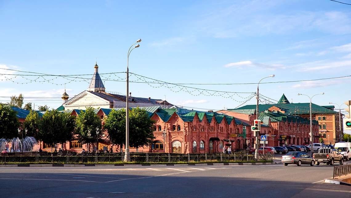 Торговые ряды — точка маршрута «Прогулка по Клину»