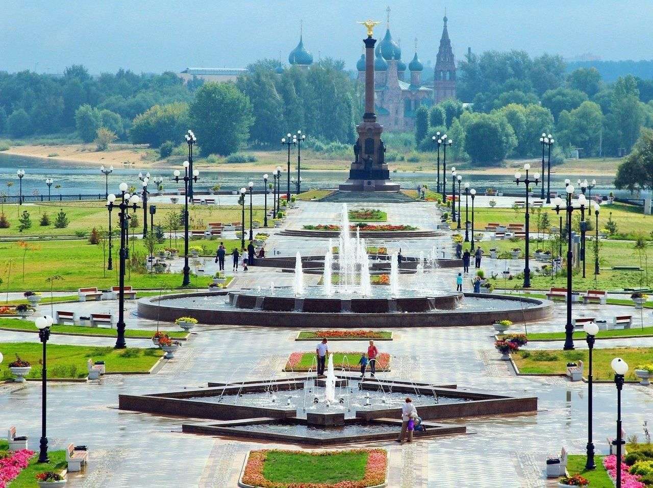 Парк Стрелка — точка маршрута «Ярославль – город с тысячелетней историей»